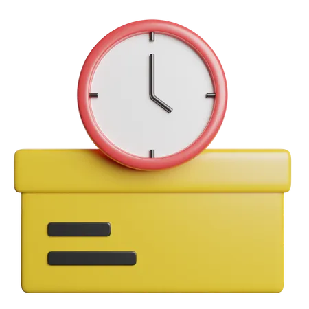 Delivery Time  3D Icon