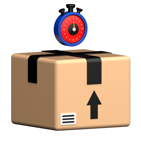 Delivery Time  3D Icon