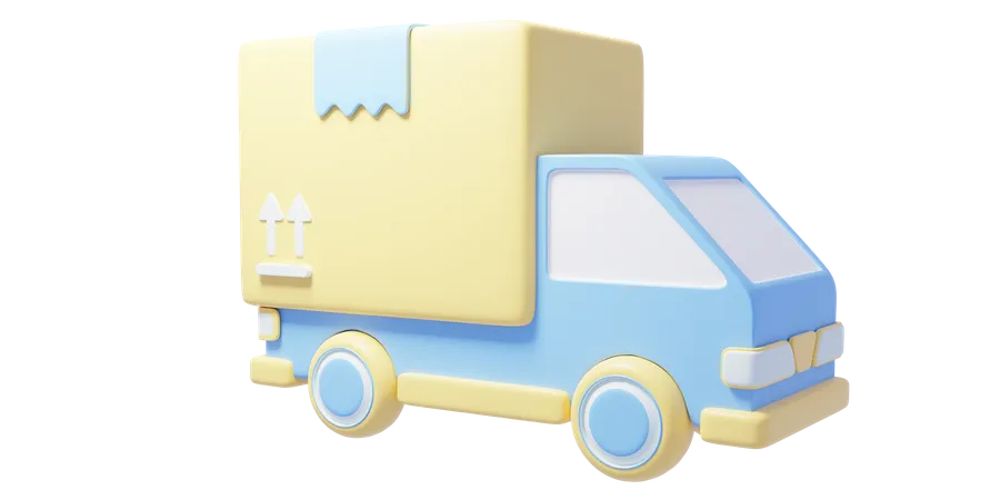 Delivery Truck  3D Icon