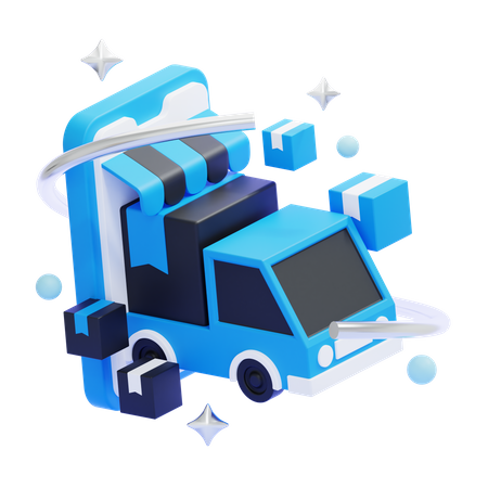 Delivery Truck  3D Icon