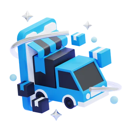 Delivery Truck  3D Icon