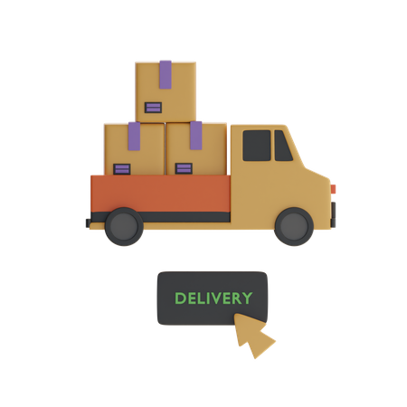 Delivery Truck  3D Icon