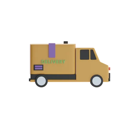 Delivery Truck  3D Icon