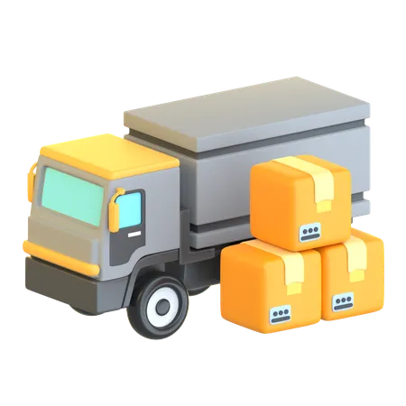 Delivery Truck  3D Icon