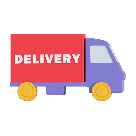 Delivery Truck  3D Icon