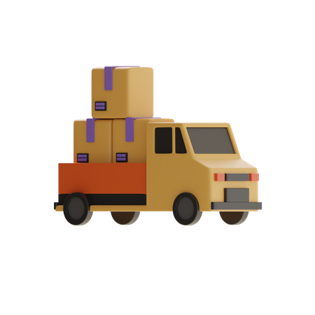 Delivery Truck  3D Icon