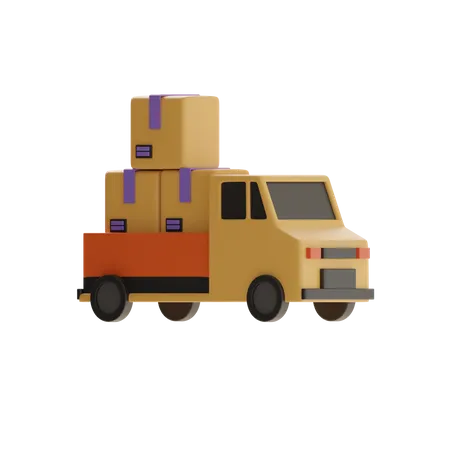 Delivery Truck  3D Icon