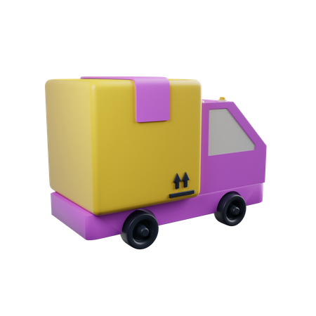 Delivery Truck  3D Illustration