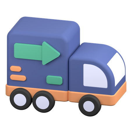 Delivery Truck  3D Illustration