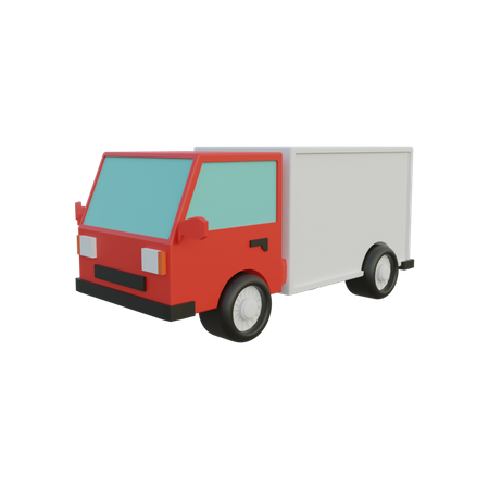 Delivery Truck  3D Illustration