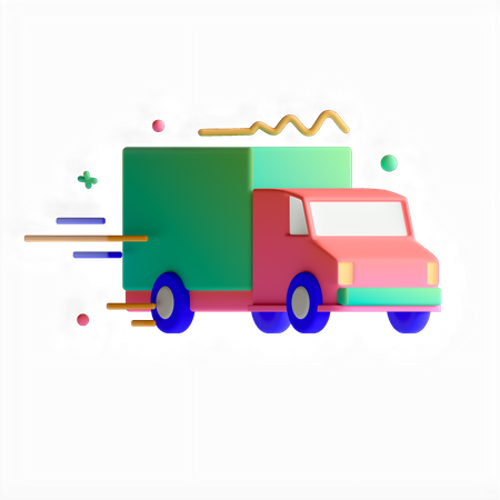 Delivery Truck  3D Icon