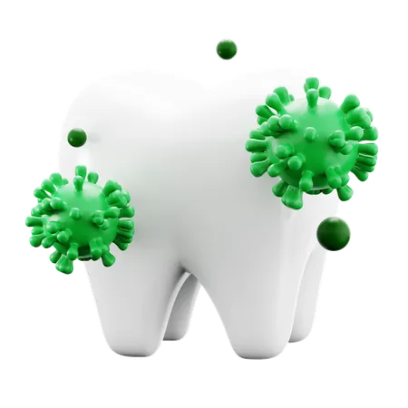 Dental Bacteria  3D Icon