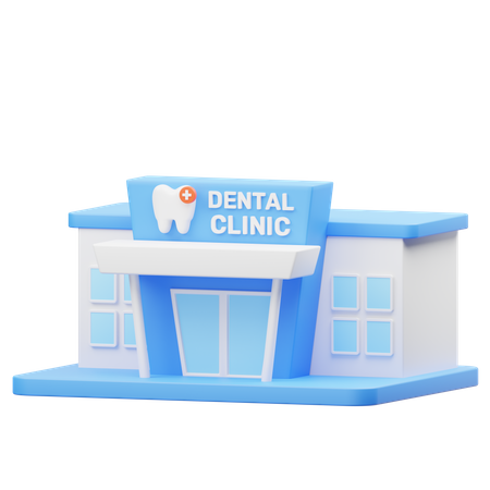 Dental Clinic  3D Icon