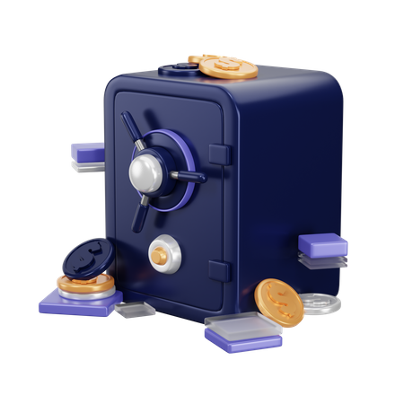 Deposit Box  3D Icon