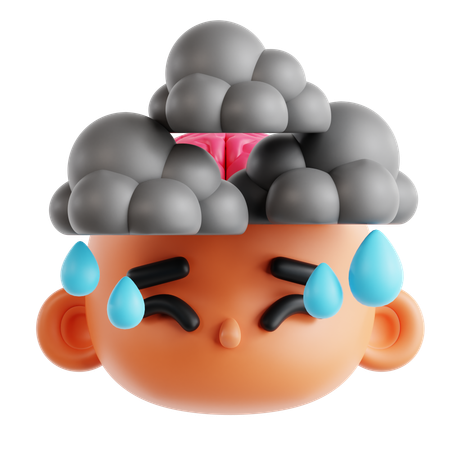 Depressão  3D Icon