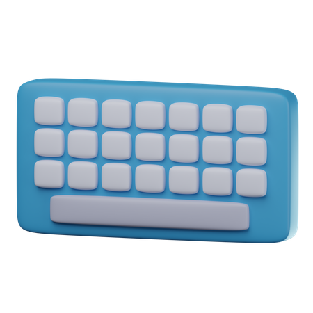 Design de teclado  3D Icon