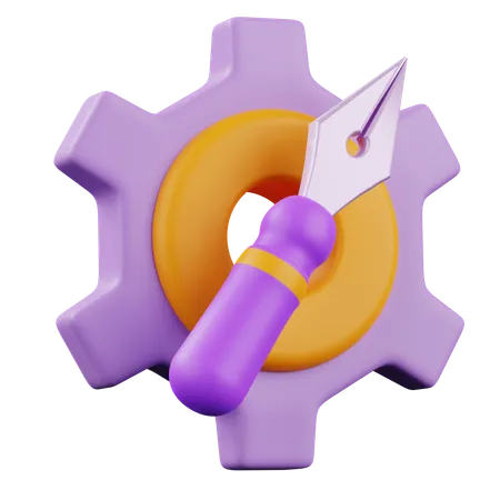 Design in Progress  3D Icon