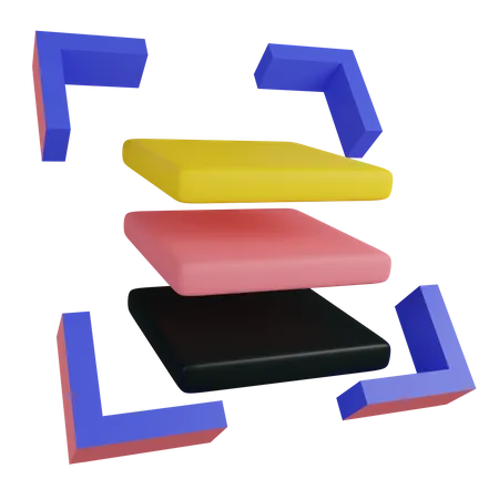 Design Layer  3D Icon