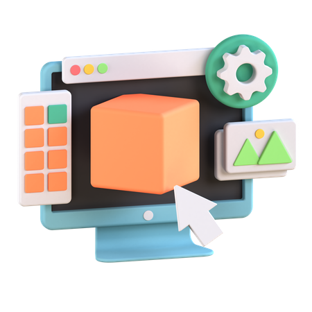 Design Software  3D Icon