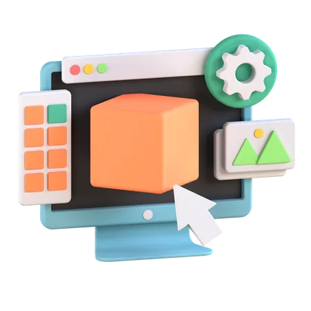 Design Software  3D Icon