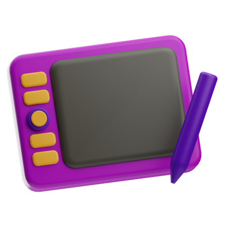 Tablet de design  3D Icon