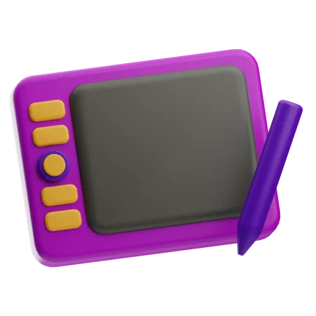 Tablet de design  3D Icon