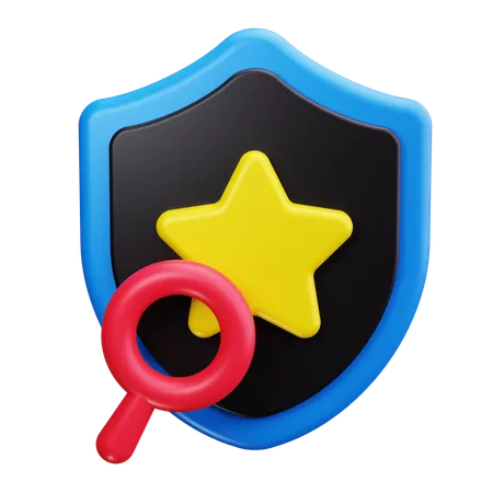 Detective Badge  3D Icon