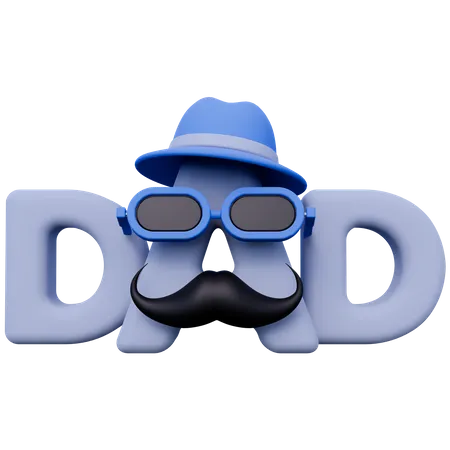 Dia del padre  3D Icon