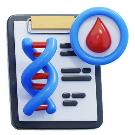 ADN de la diabetes  3D Icon