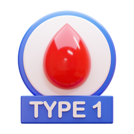 Tipo de diabetes  3D Icon