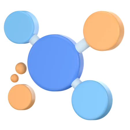 Diagrama de araña  3D Icon