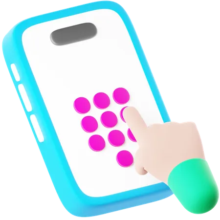 Dial Pad  3D Icon