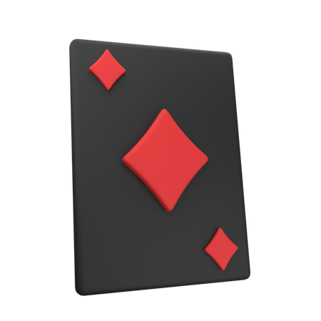 Diamond Card  3D Icon