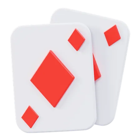 Diamond Poker Card  3D Icon