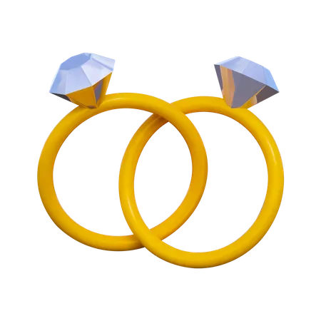 Diamond Ring  3D Icon