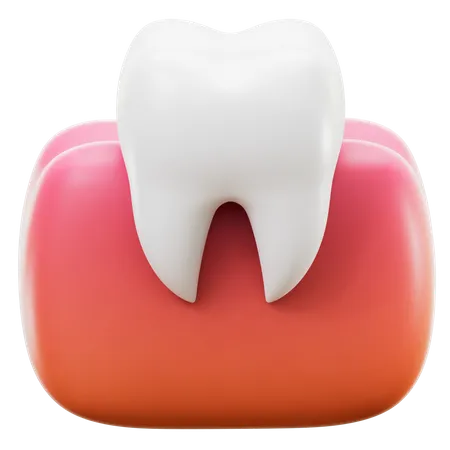 Diente molar  3D Icon