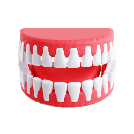 Dientes  3D Icon