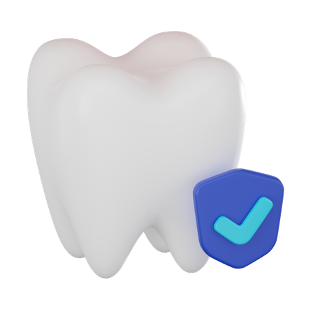 Dientes brillantes  3D Icon