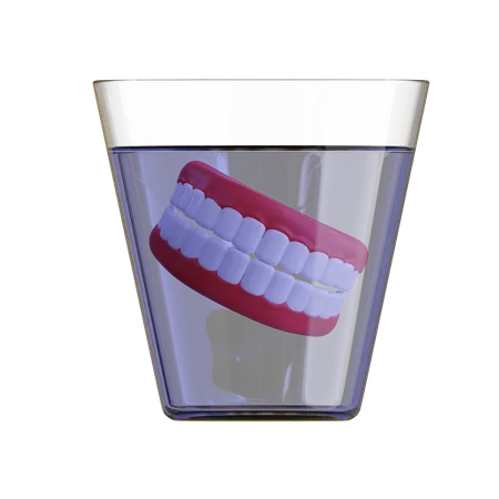 Dientes falsos  3D Icon