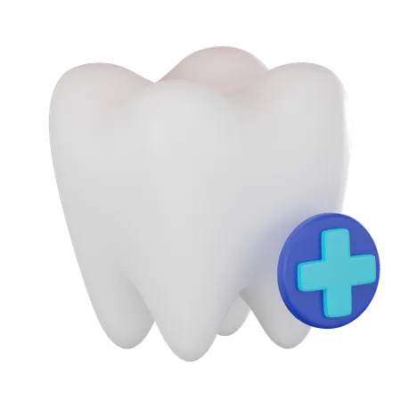 Dientes protegidos  3D Icon