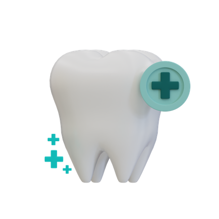 Dientes sanos  3D Icon