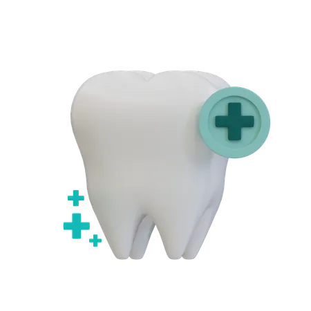 Dientes sanos  3D Icon