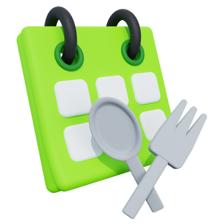 Diet Schedule  3D Icon