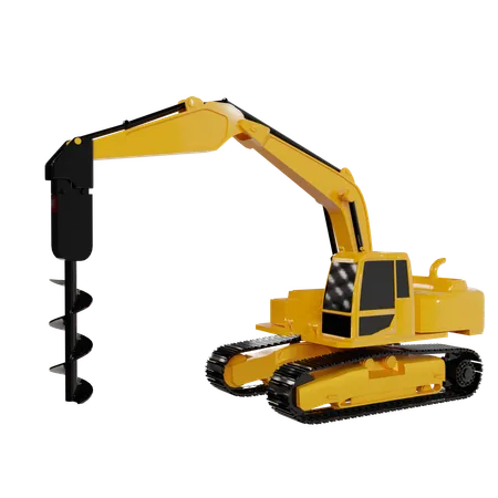 Digger Derrick  3D Icon