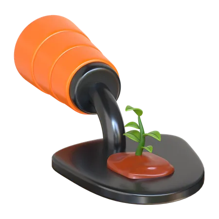 Digging Up Plants  3D Icon