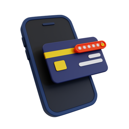 Digital Transaction Security  3D Icon