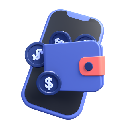 Digital Wallet  3D Icon