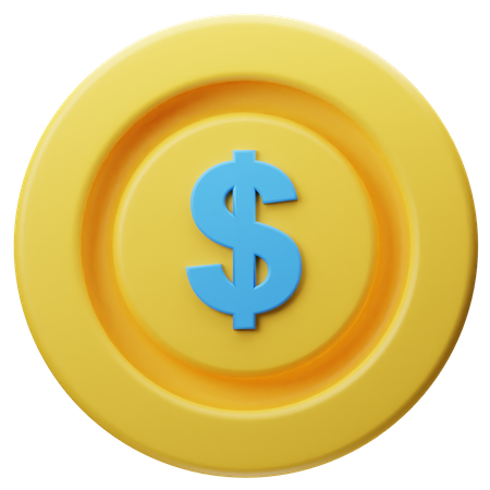 Dinero en dólares  3D Icon