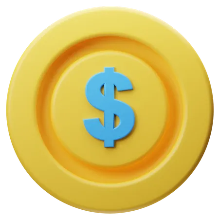 Dinero en dólares  3D Icon