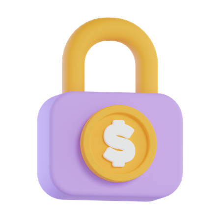 Dinero seguro  3D Icon